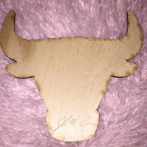 Handcrafted bulls logo